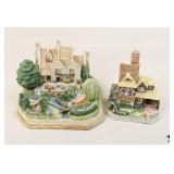 David Winter Cottages Collectible Figure / 2 Pc
