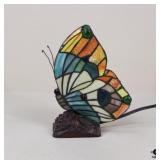Stained Glass Butterfly Lamp