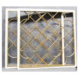 Geometric Metal & Wood Decor