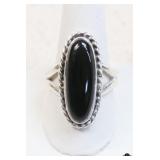 Sz 7 Sterling Ring w/ Stone