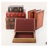 Decorative Book Storage Boxes / 8 Pc