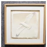 "Seagull" Original Embossed Paper Signed