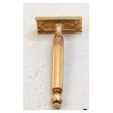 Gillette Gold Plated Straight Edge Razor