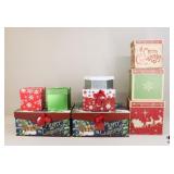 Decorative Christmas Box Assortment / 11 Pc