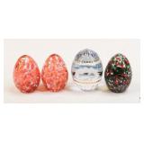 Bohemia/Bohdana Crystal Eggs / 4 pc