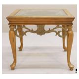 End Table w/ Glass Top