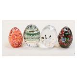 Bohemia/Bohdana Crystal Eggs / 4 pc
