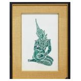 Green Temple Rubbing