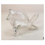 Art Glass Fish Vase