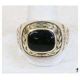 Sz 12 10k Gold Ring w/ Stone