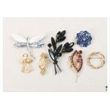 Brooches / 7 pc