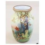 Nippon Hand Painted Vase