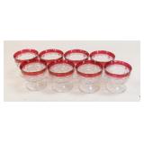 Whitehall Pattern Punch  Glasses / 8 pc