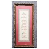 "Serenity Prayer" Cross Stitch