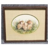 Original Watercolor on Paper by Raymer