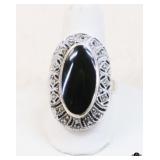 Sz 7 Sterling Ring w/ Stone