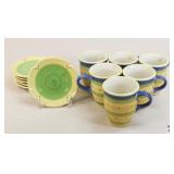 Pistoulet Cup & Saucer Sets/ 6 Sets