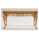 Sofa Table w/ Glass Top