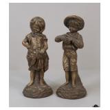 Milano Designs Carved Figurines / 2 Pc