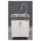Stainless Utility Sink w/ Cabinet