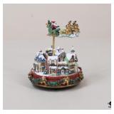 Flying Santa Music Box