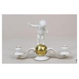 Hutschenreuther Cherub Double Candleholder