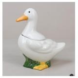 Porcelain Duck Cookie Jar
