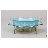 Pyrex Oval Baking Dish W/Cradle Warmer