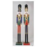 Pair of 3 Foot Tall Nutcrackers