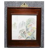 Hand Painted Glazed Japaneses Tile