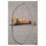 Decorative Metal Bow & Arrow