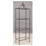 Metal Etagere; Frame Only, No Glass
