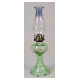 Banner Vaseline Glass Base Oil Lamp