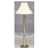 Floor Lamp w/ Glass Table