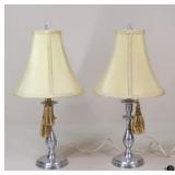 Pair of Touch Lamps / 2 Pc