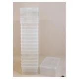 15 Container Store Clear Plastic Storage Boxes