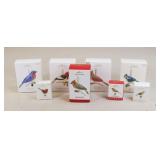Hallmark Birds Ornaments / 8 pc