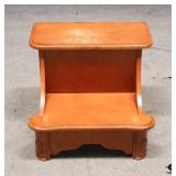 Wood Step Stool w/Storage