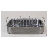 Chefs Stainless Steel Roasting Pan W/Rack