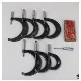 Starrett  Micrometer Calipers /8Pc