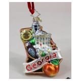 Christopher Radko "Georgia" Glass Ornament