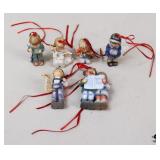 Goebel Hummel Christmas Ornaments / 7 Pc