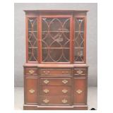 Vintage Breakfront China Cabinet