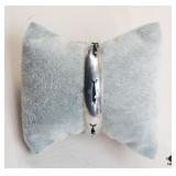 Sterling Silver Bangle Bracelet w/ Fish Design