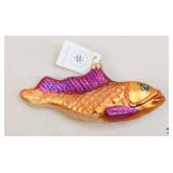 Christopher Radko Glass Fish Ornament