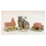 David Winter Cottages Collectible Figurines / 3 pc