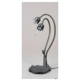Metal Lilly Pad Lamp