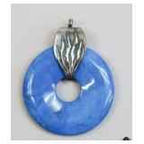Sterling Pendant w/ Stone