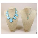 Turquoise Necklaces / 2 pc