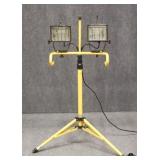 Portable Dual Head Halogen Work Light
